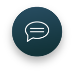 Speech bubble icon
